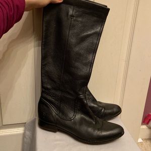 Frye Cindy slouch boots 8